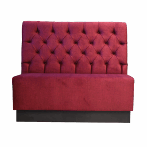 eetkamerbank op maat, velvet, eetkamerbank 150 cm, voorkant eetkamerbank