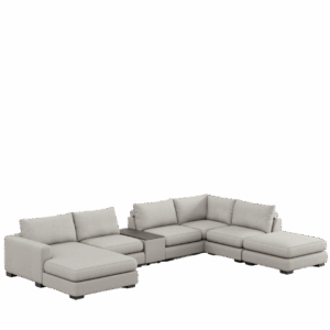zijkant zitbank, bank modulair, elementenbank, modulaire bank, bank samenstellen, bankstel zelf samenstellen, bankstellen, modulaire bank, creme bank, lichtgrijze bank, off white bank