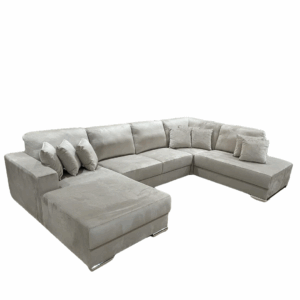 bank, u-bank, u bankstel grijs, u bankstel kopen, bankstel u vorm, u bankstel, loungebank, zitbank