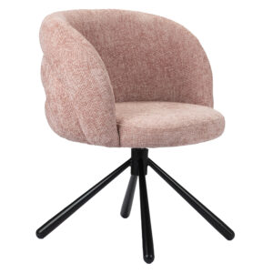 Draaibare Eetkamerstoel Chantera Pastel Roze